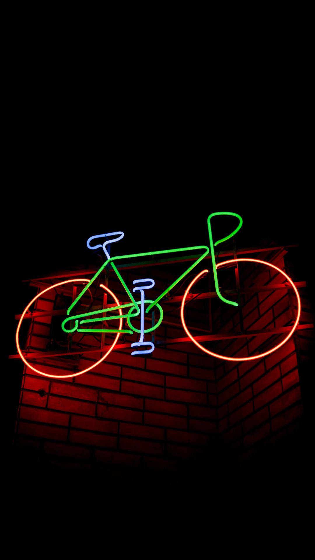 Download Bicycle Neon Phone Wallpaper