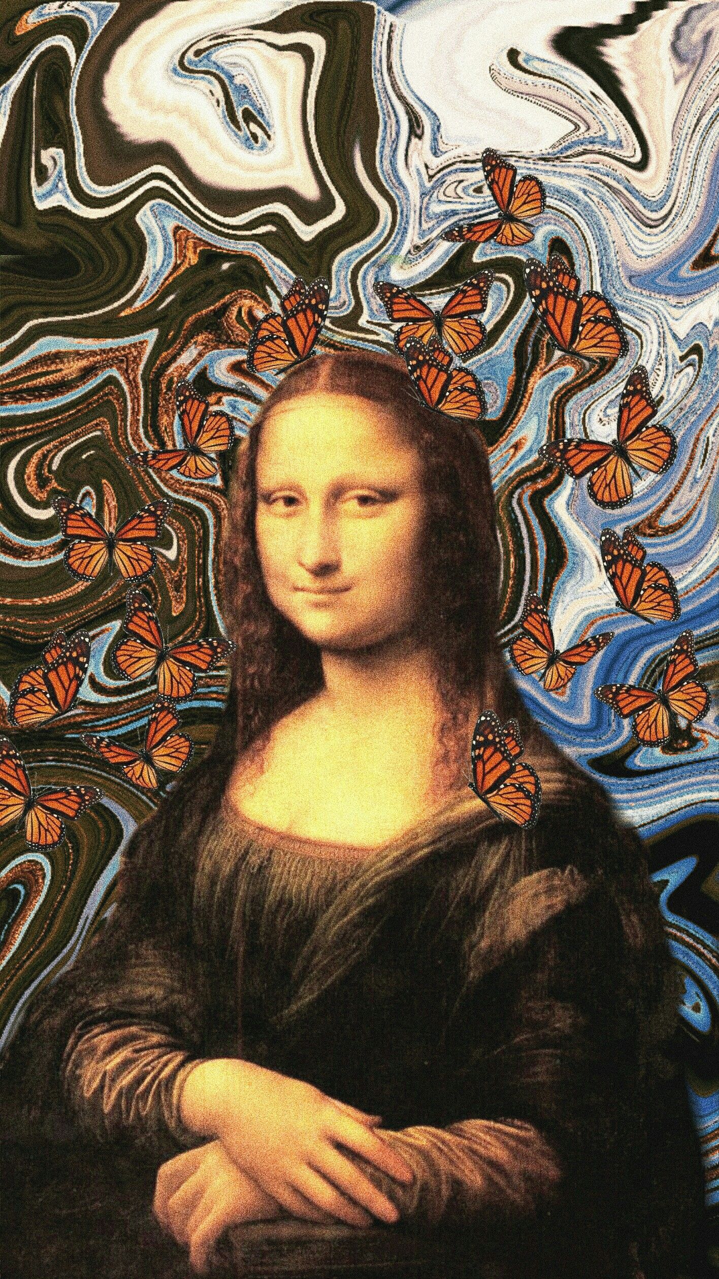 Mona Lisa in Fantasy. #monalisa