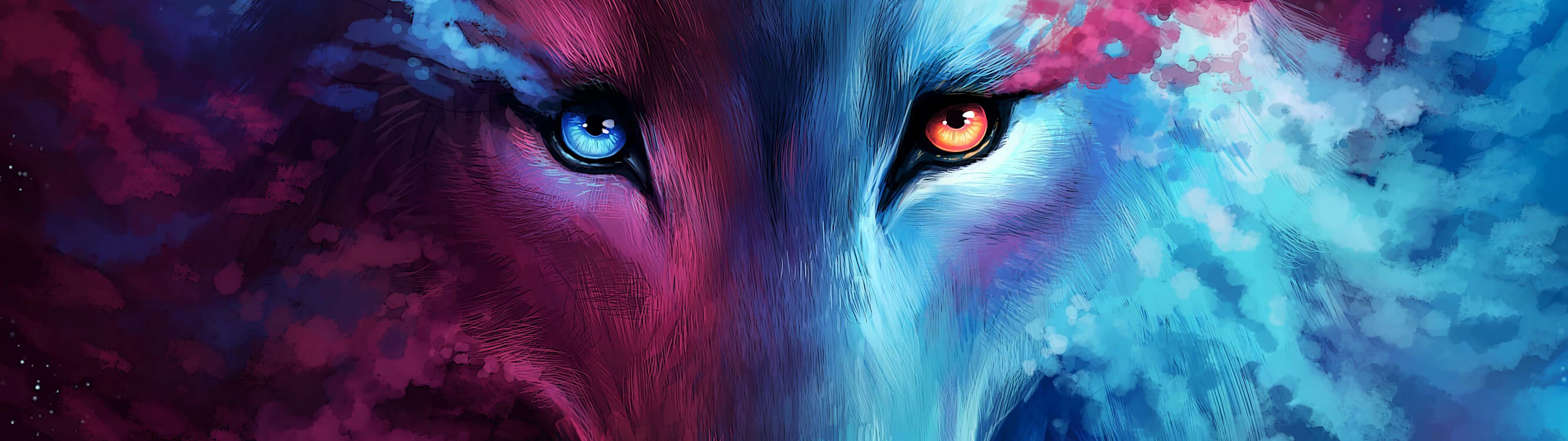 Wolf Fantasy Art 4K Wallpaper