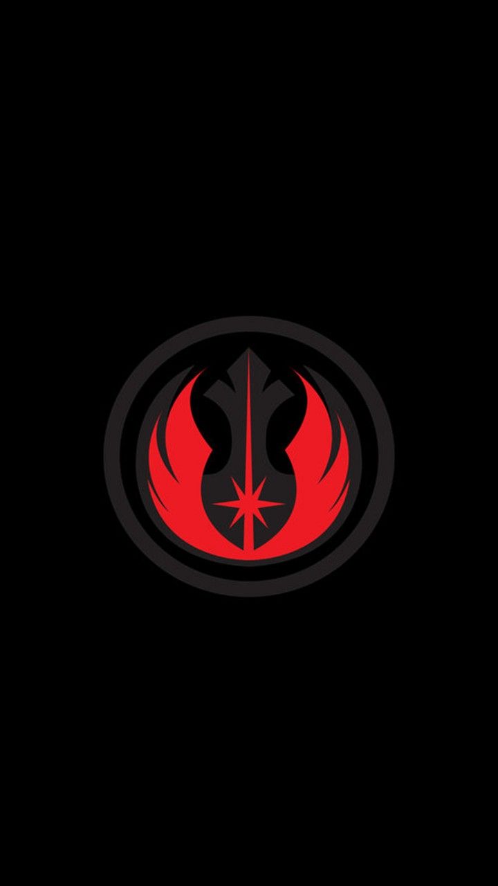 Star Wars Logo in Black and Red Colors