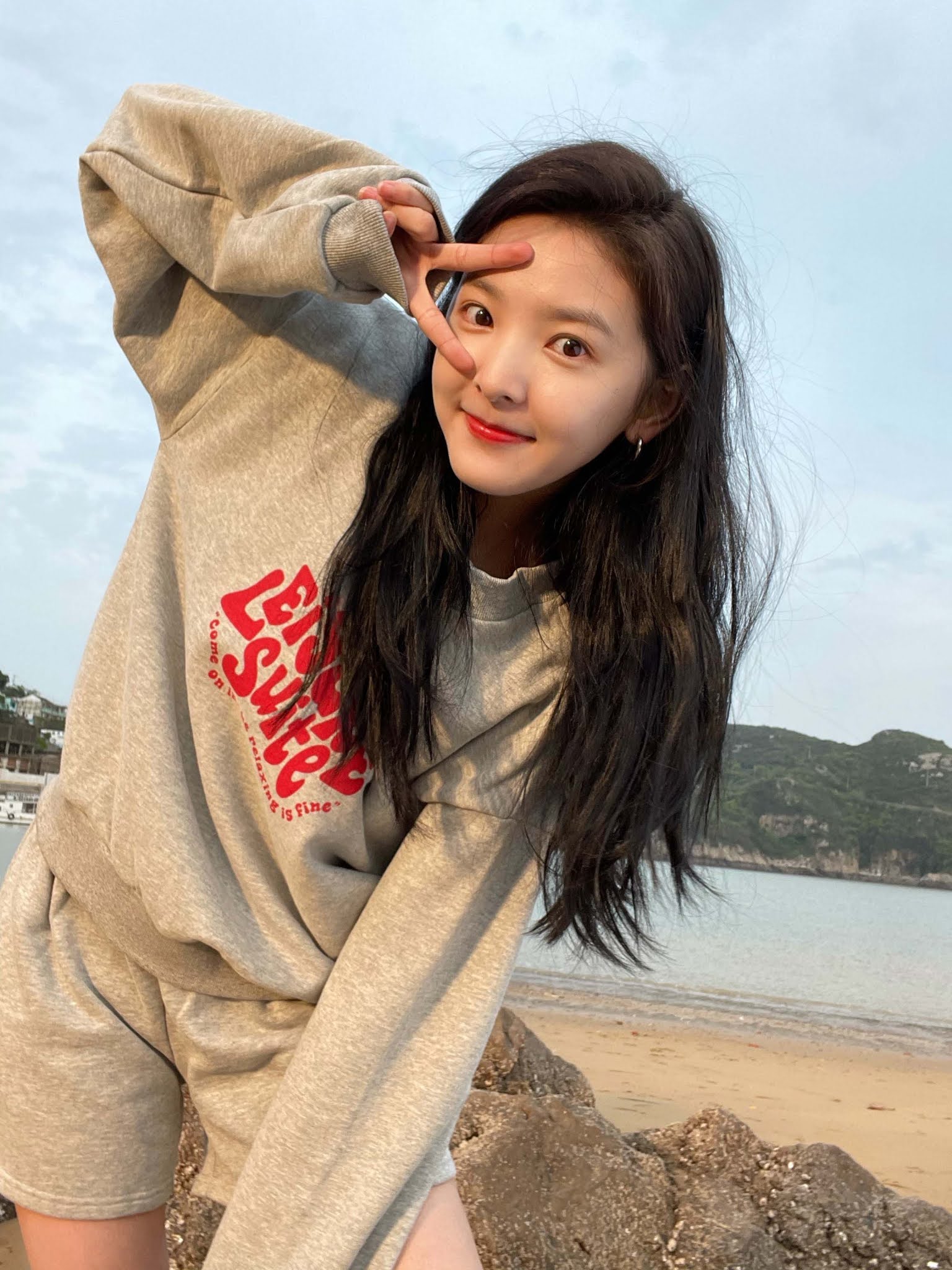 Zhang Ruonan poses for photo shoot