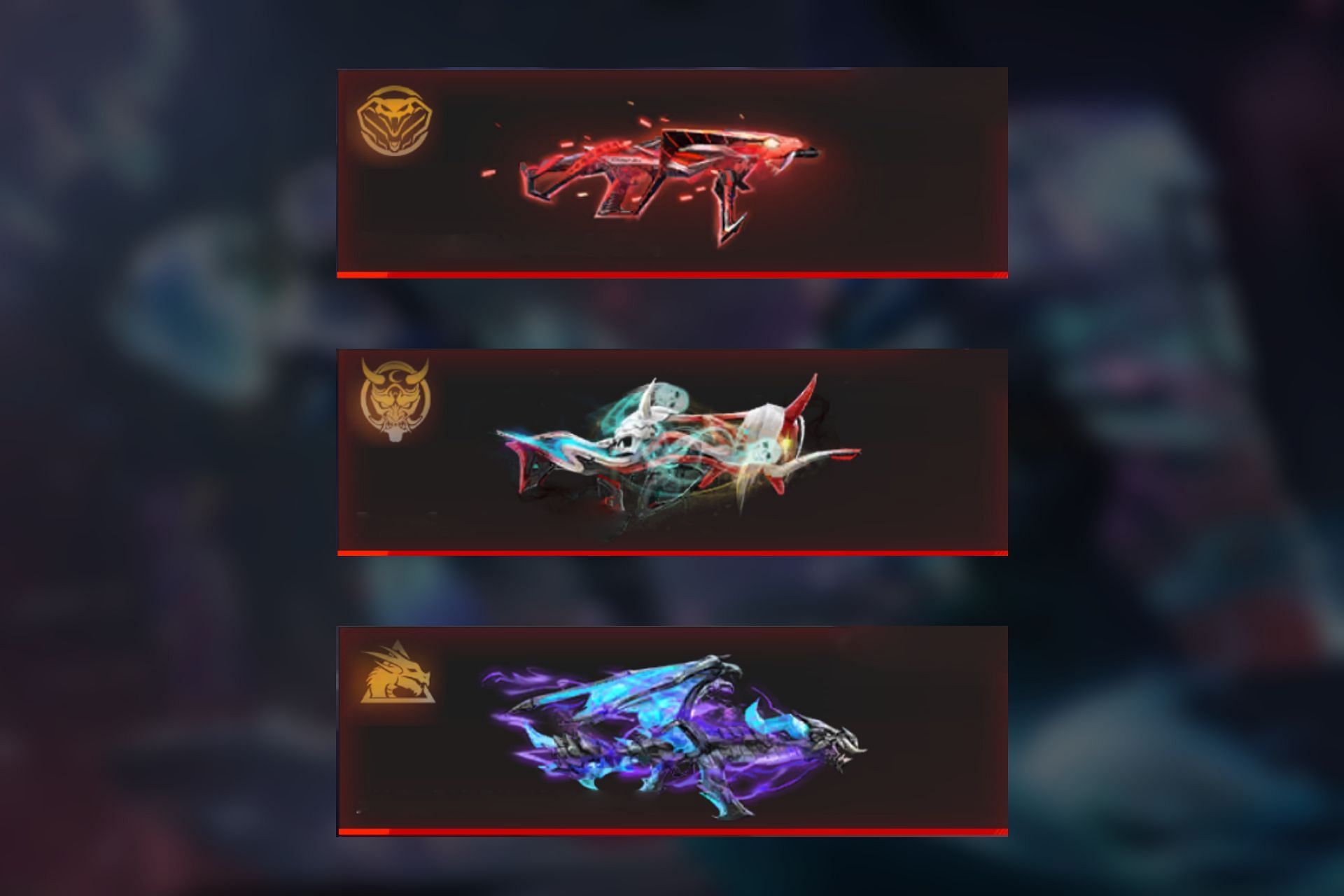 best Free Fire Evo gun skins