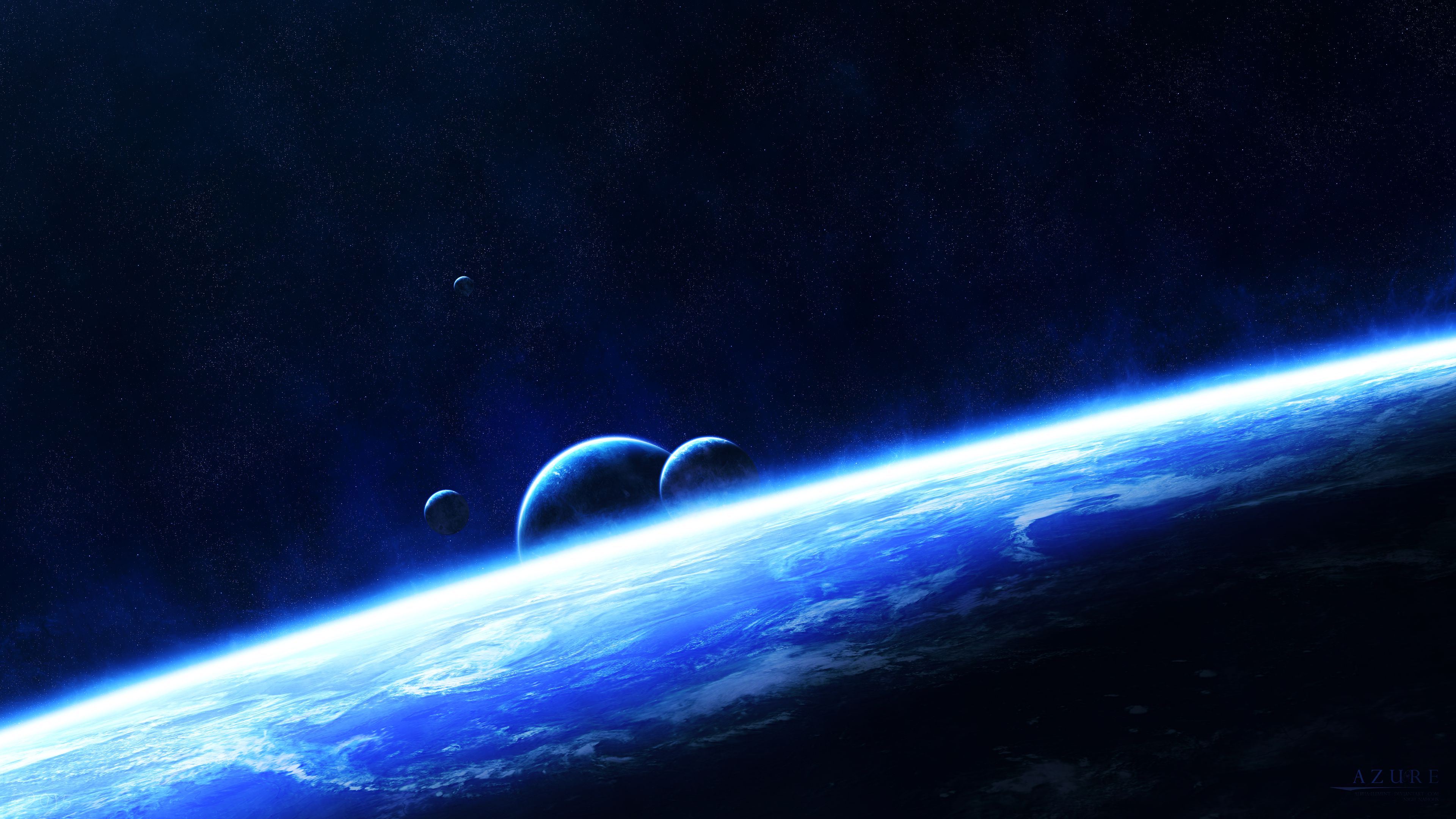 Download wallpaper 3840x2160 planets