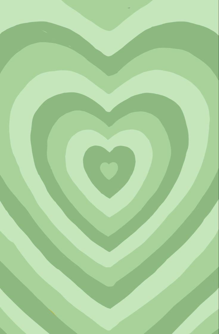 Green Heart Wallpaper. Mint green