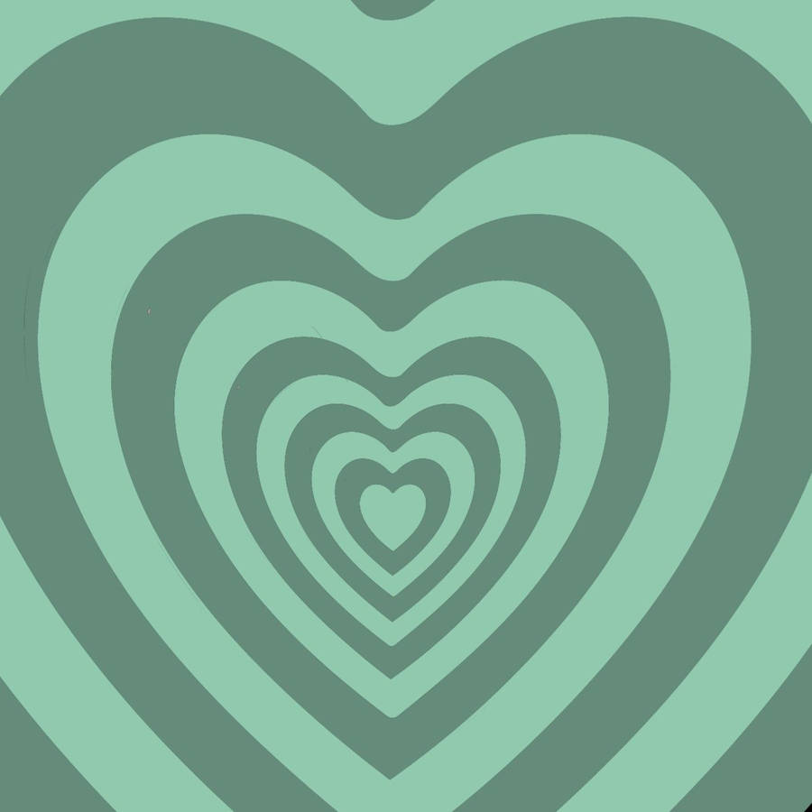 Download free Big Green Heart Wallpaper