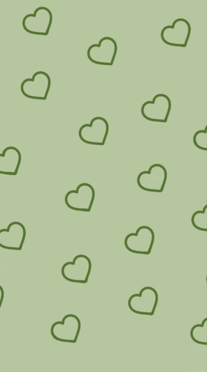 Free Green Heart HD Wallpaper