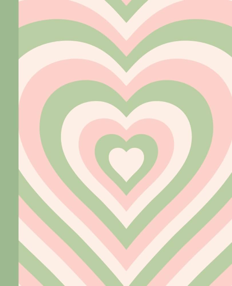 Composition Notebook: Pink Green
