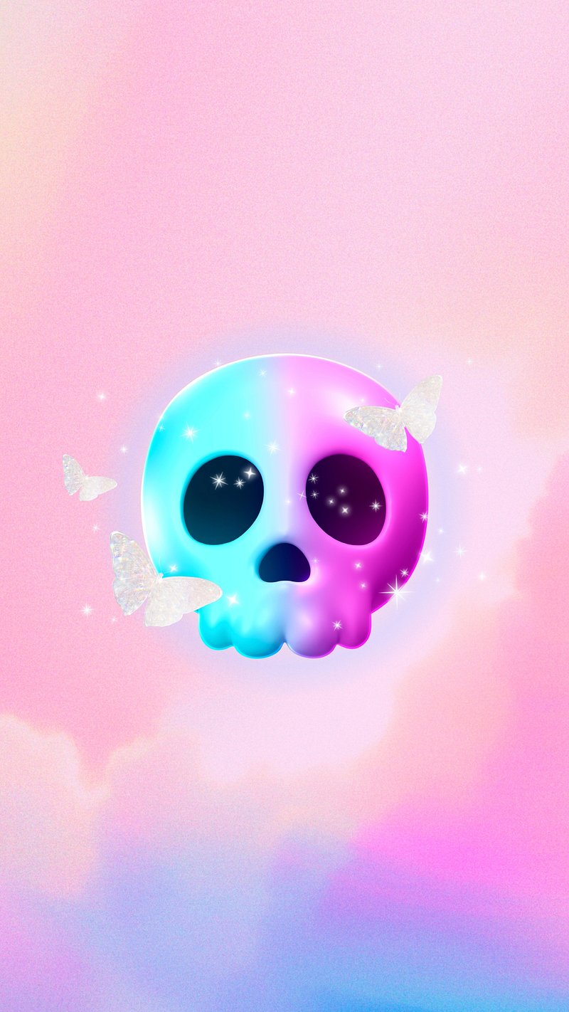 iPhone Wallpaper Skull Image. Free