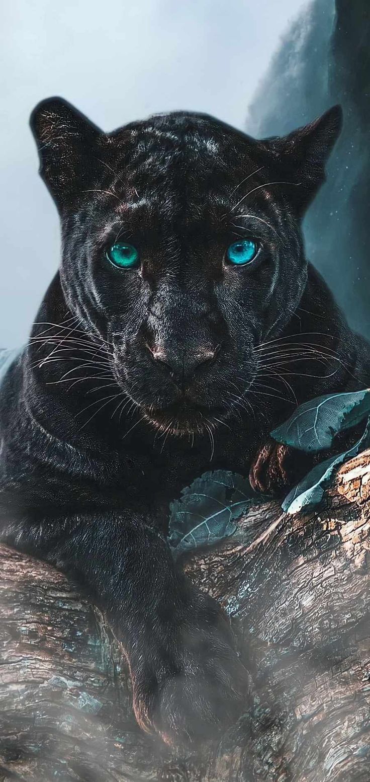 Blue Eyed Black Panther Wallpapers - Wallpaper Cave