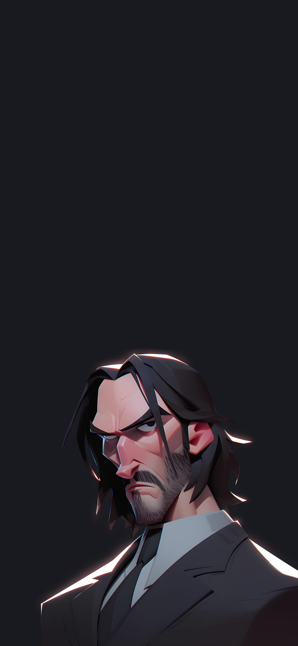 John Wick Dark Sketch Wallpaper