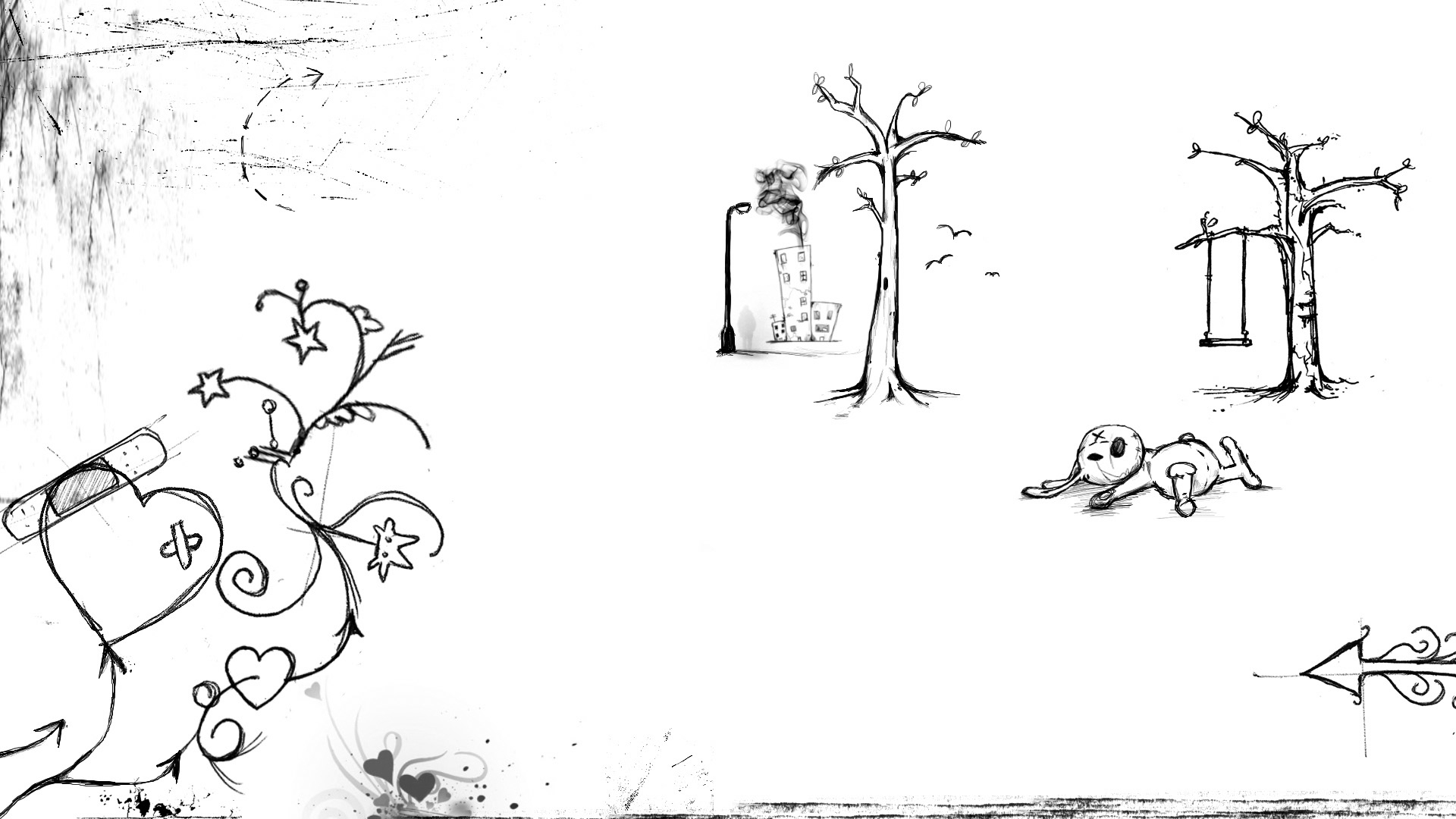 Artistic, Pen, Sketch, Emo