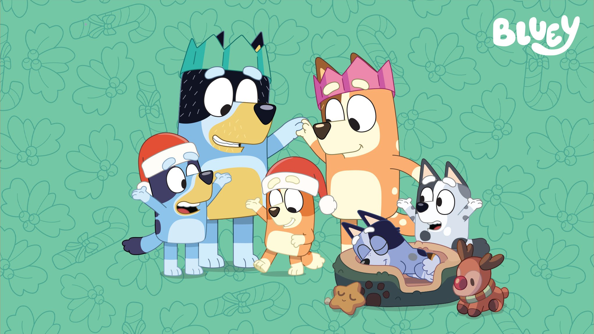 Bluey Christmas Wallpapers - Wallpaper Cave