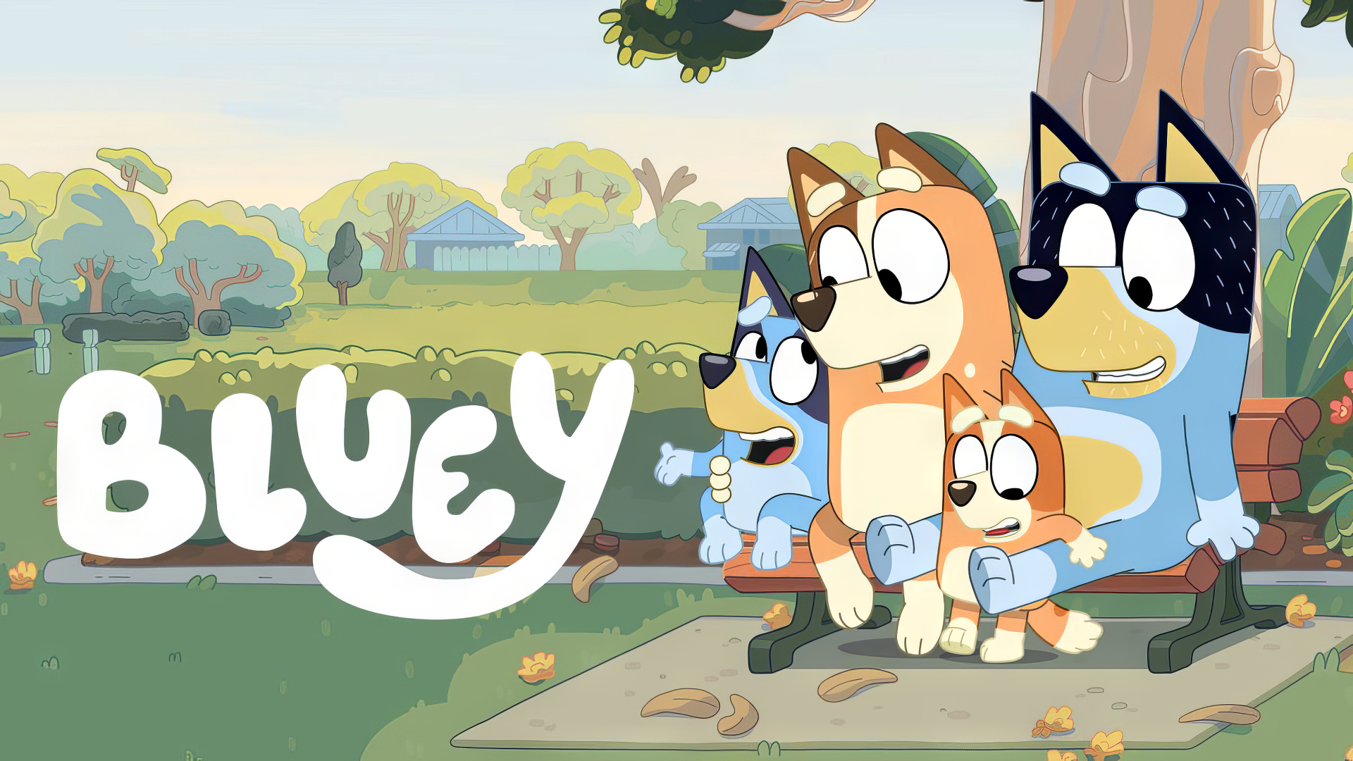 Bluey Cartoon HD Wallpaper