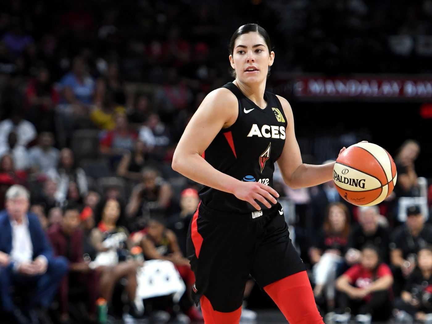 Kelsey Plum of the WNBA's Las Vegas