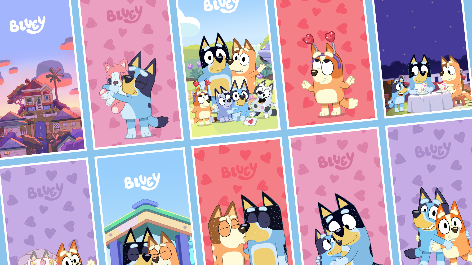 Bluey Valentine's Day Wallpaper Official Website