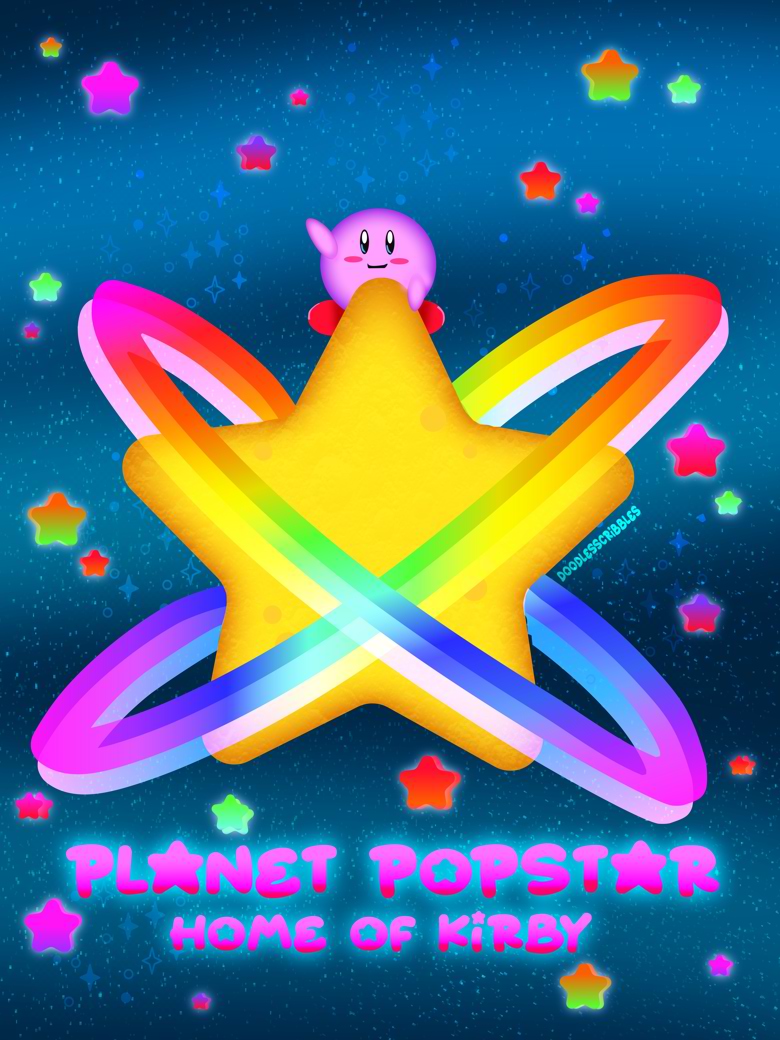 Planet Popstar Kirby Poster's