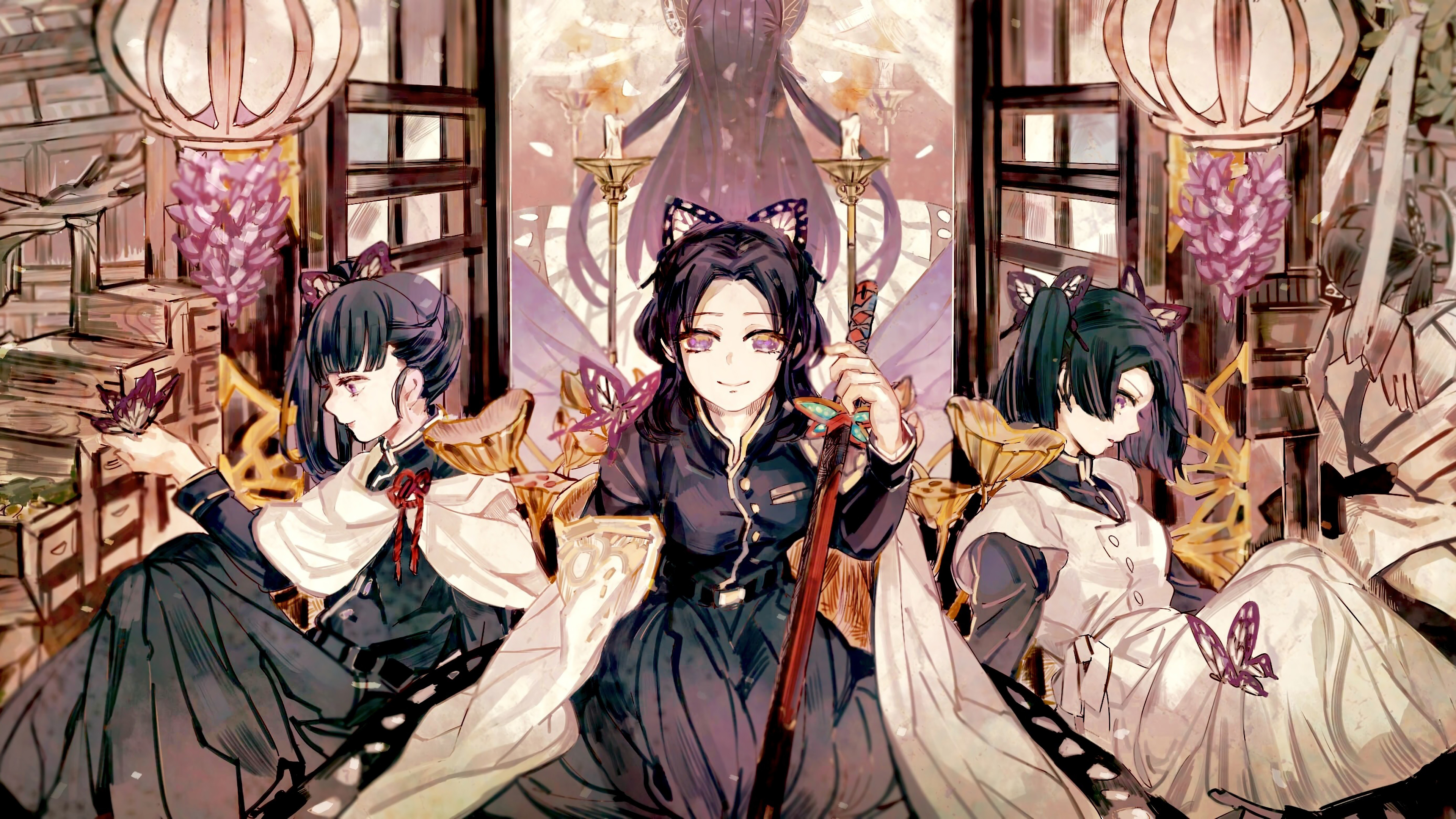 Kimetsu no Yaiba Shinobu Kanae Kanao 4K