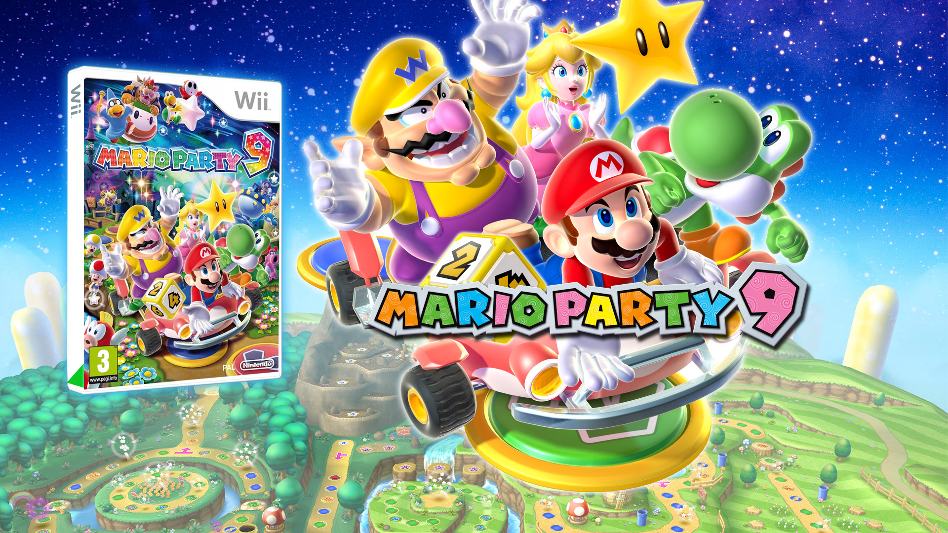 Mario Party 9 wallpaper for desktop
