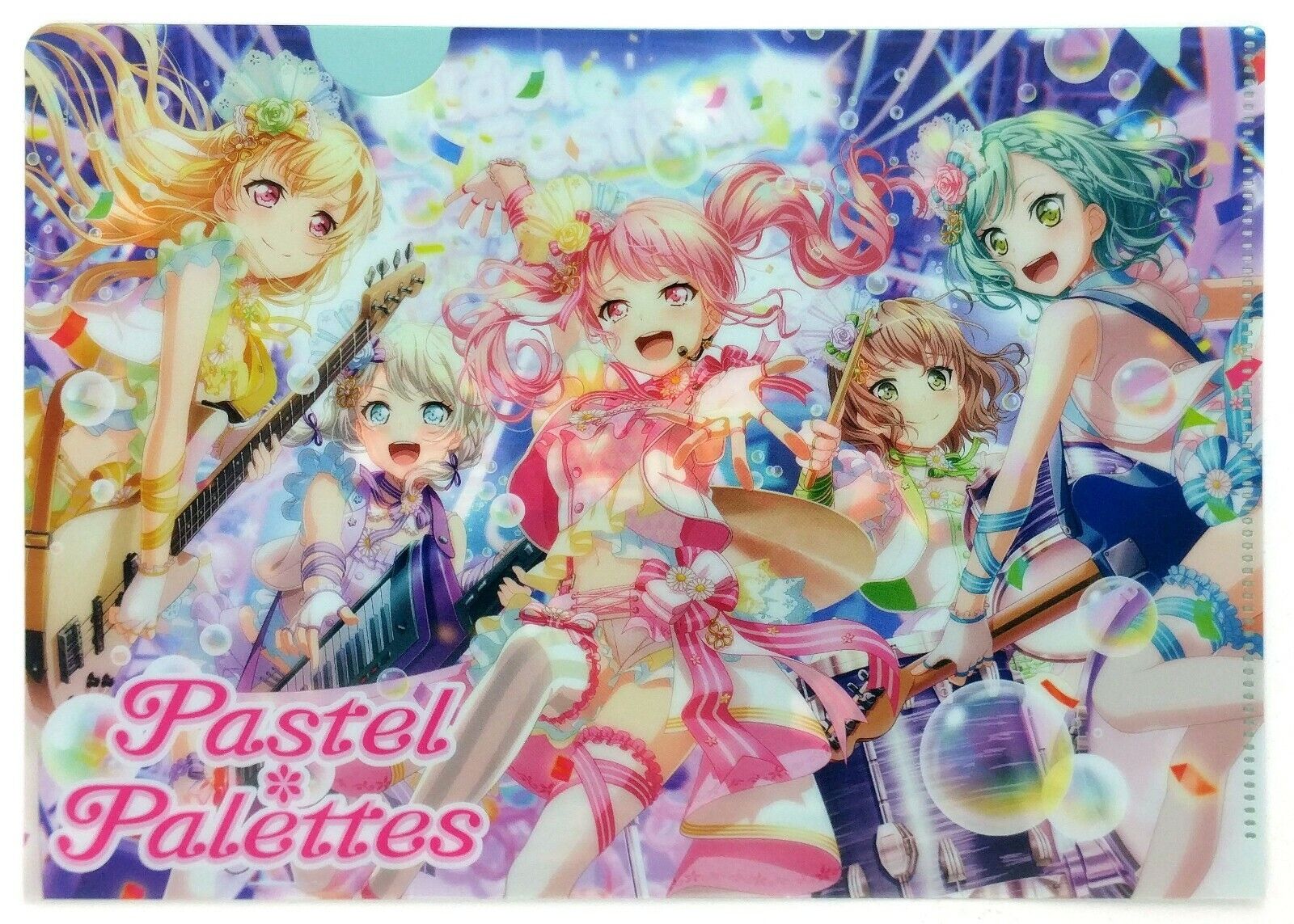 Pastel Palettes Clear File Folder A5