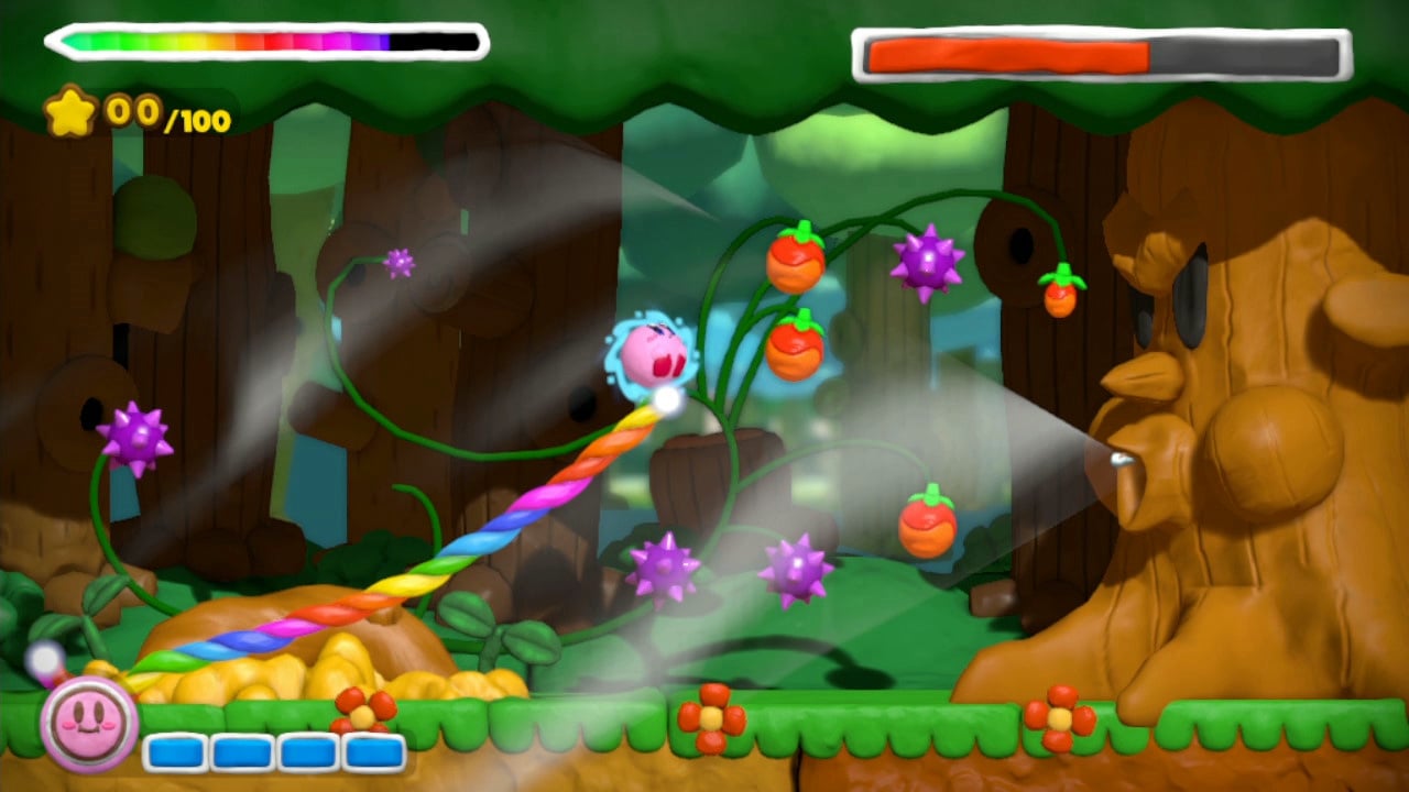 Kirby and the Rainbow Curse Review Wii
