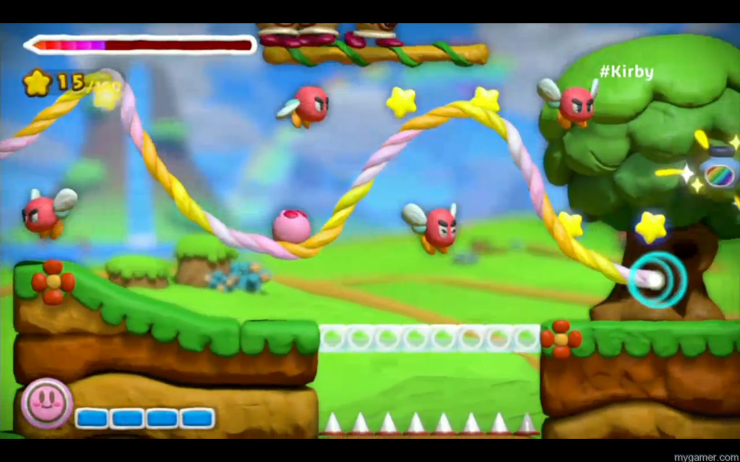 Kirby and the Rainbow Curse Review Wii