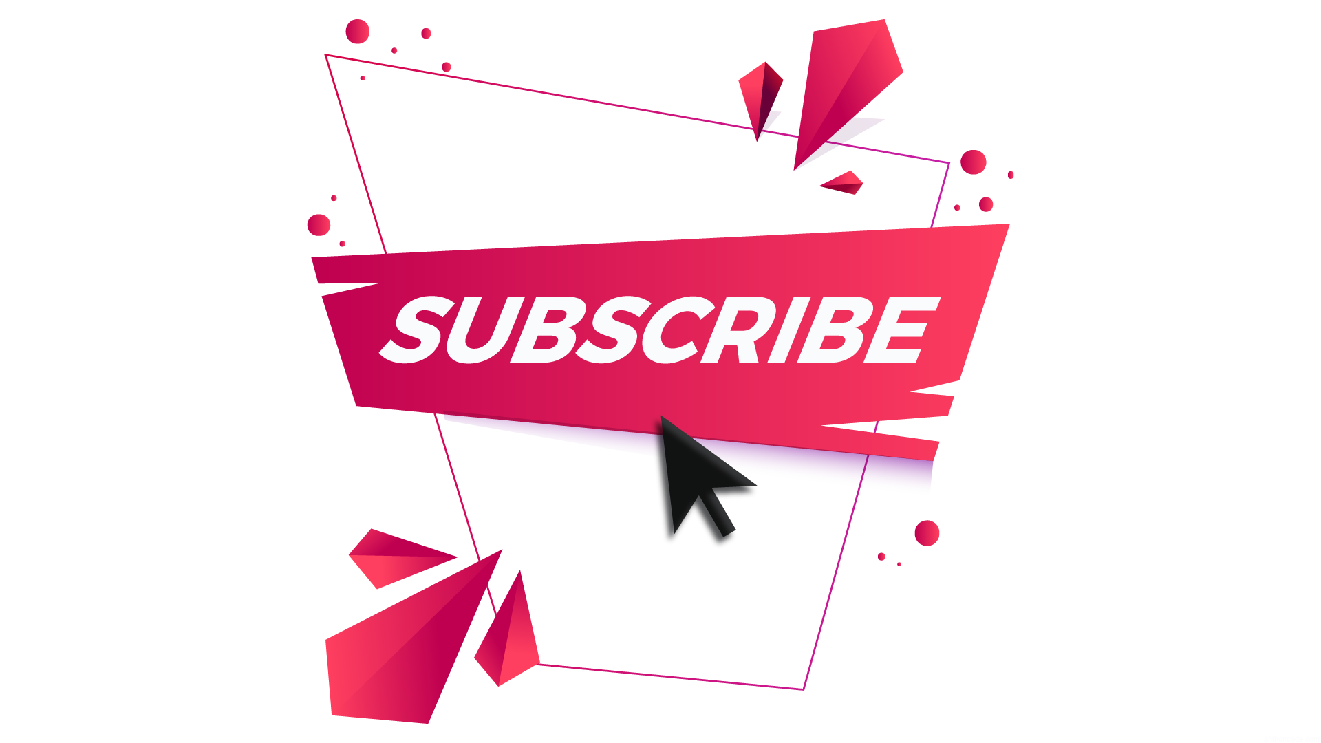 YouTube Subscribe button png vector