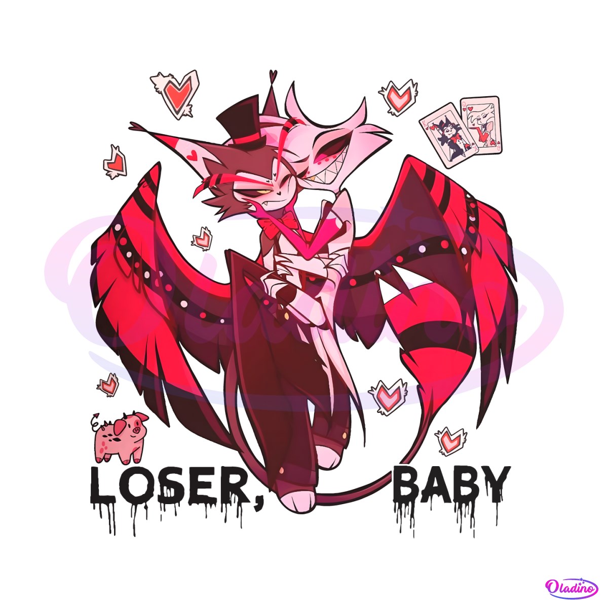 Loser Baby Angel Dust And Husk Hazbin