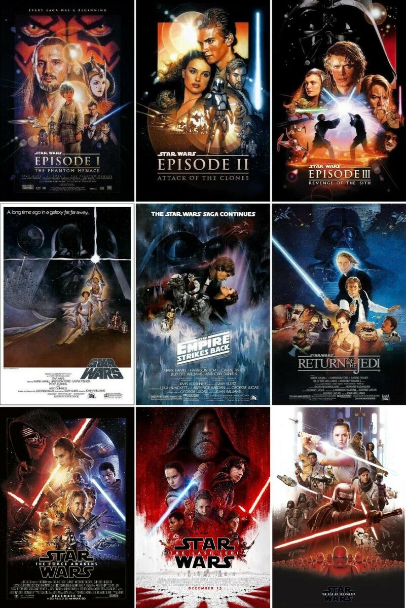Star Wars Movie Poster Collection