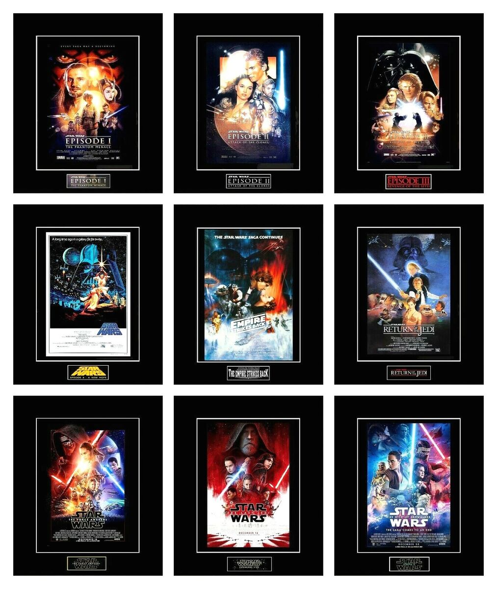 STAR WARS 8 X 10 Episode 1 9 Poster
