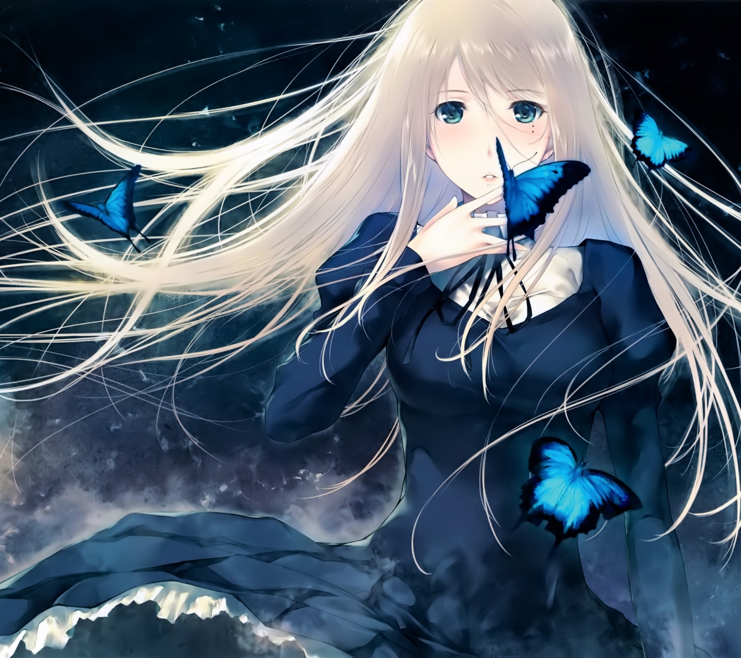 HD desktop wallpaper: Anime, Butterfly
