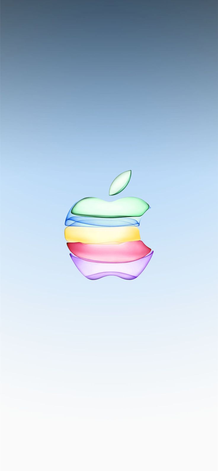 Apple Logo iPhone 11 Pro Max Blue Wallpapers - Wallpaper Cave