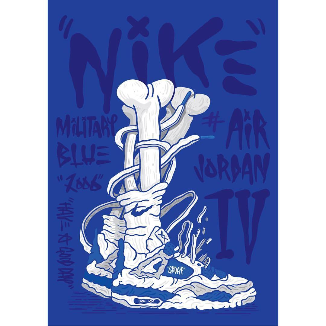 NIKE AIR JORDAN 4 Blue