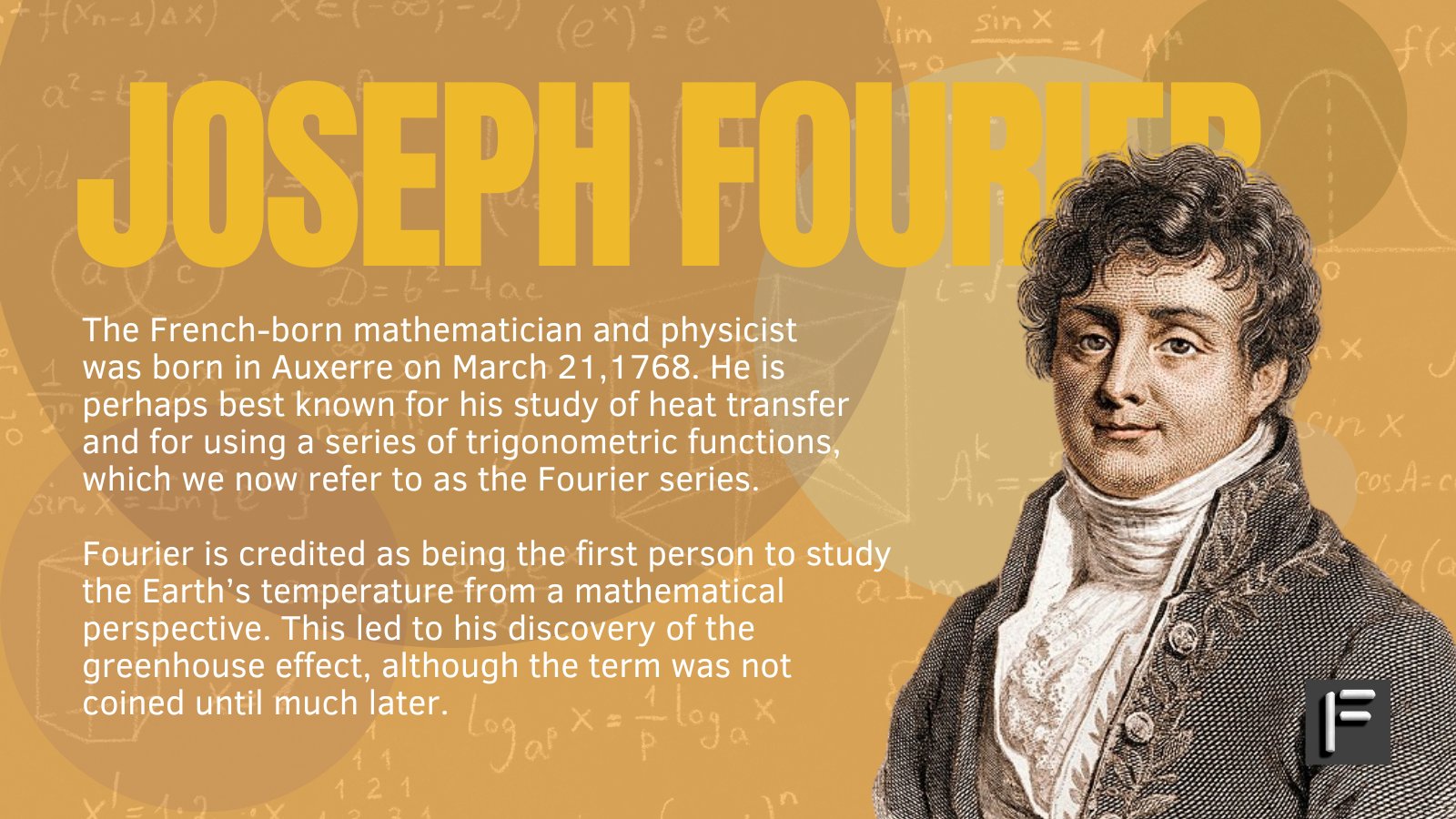 Happy 256th birthday to Joseph Fourier