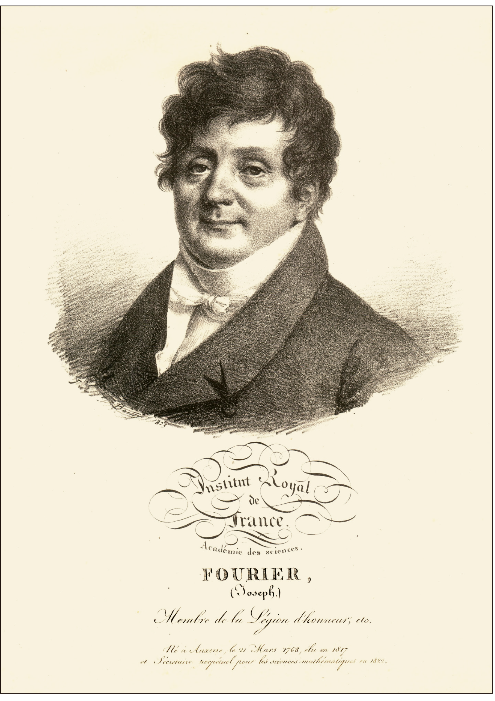 As duas revoluções de Joseph Fourier