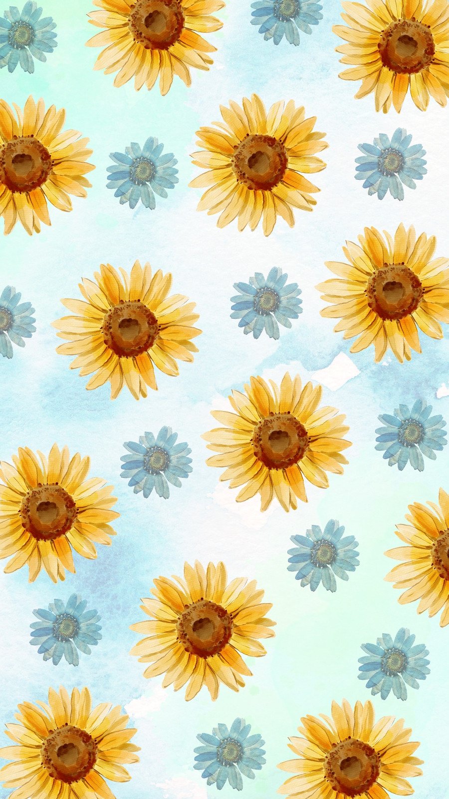 customizable wallpaper sunflower