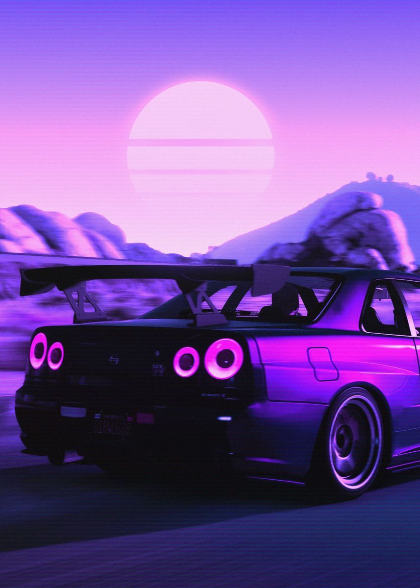Skyline GTR R34 ' Poster, picture