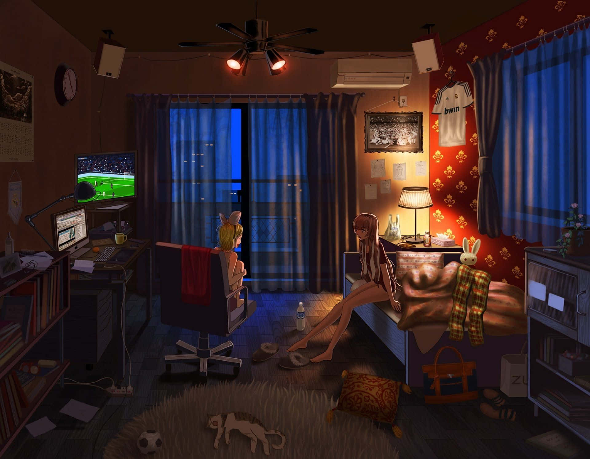 Cozy Anime Wallpaper