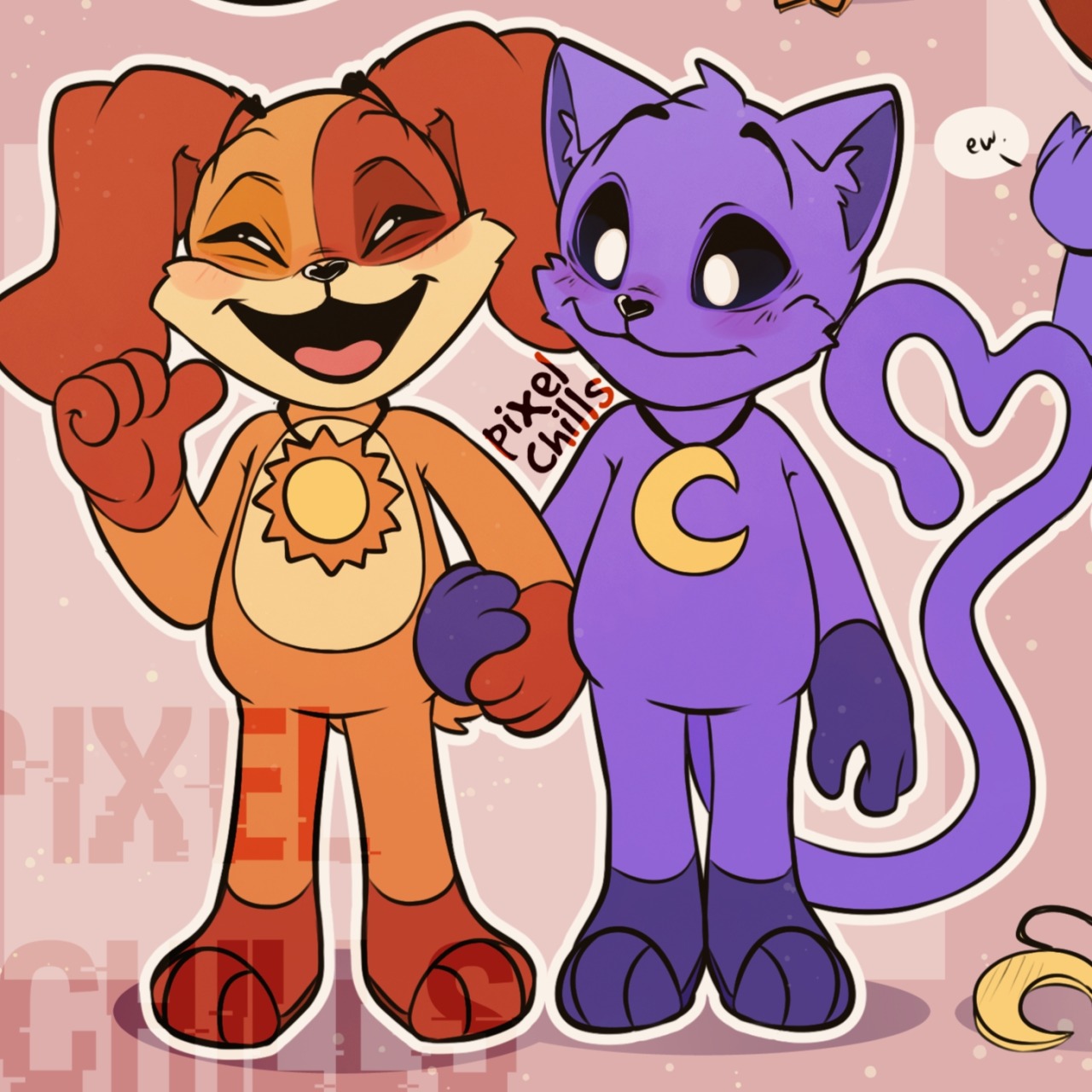 dogday x catnap on Tumblr