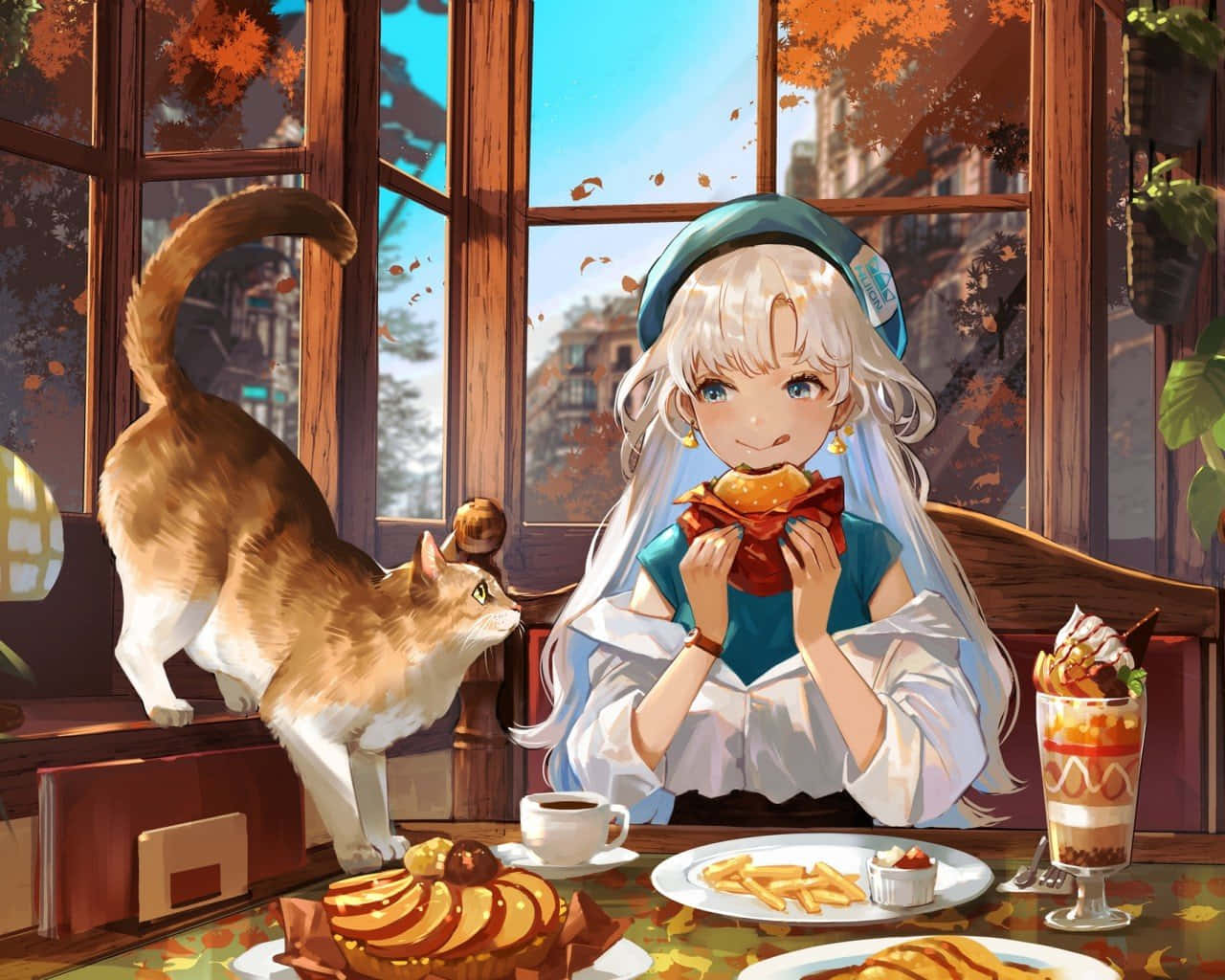 Cozy Anime Wallpaper