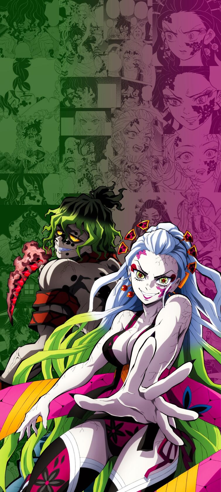 Daki & Gyutaro wallpaper