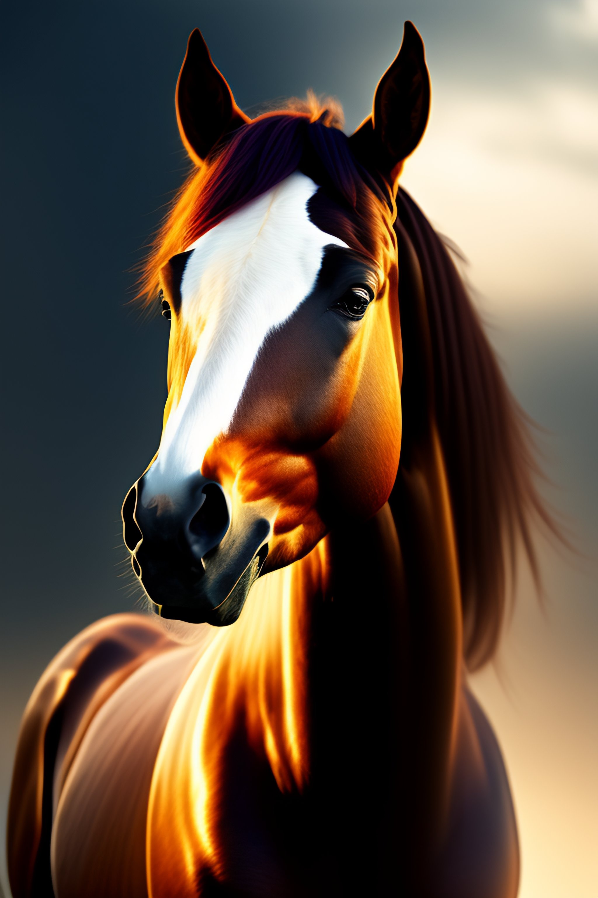A wallpaper of a awesome horse