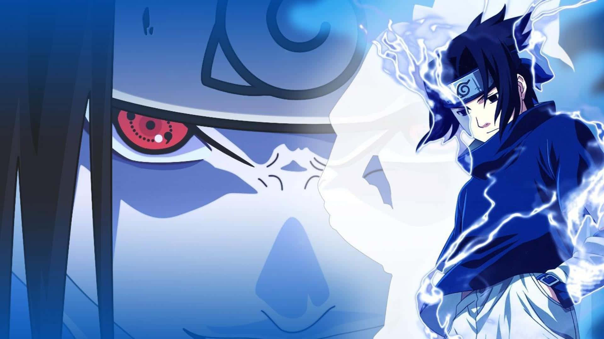 Blue Sasuke Wallpaper