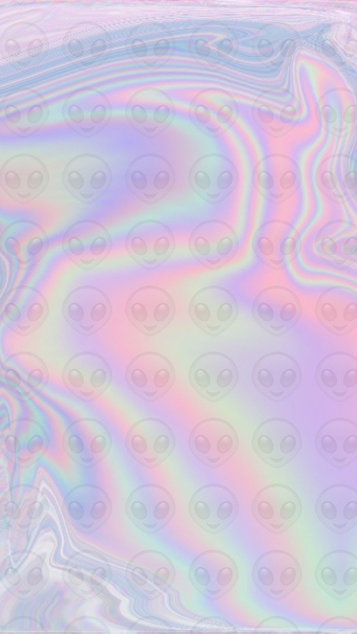 Captivating Holographic Alien Wallpaper