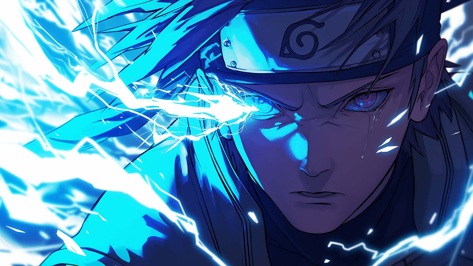 Naruto Sasuke Uchiha Lightning Strike