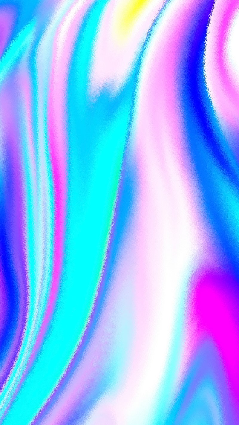 Abstract pastel holographic mobile