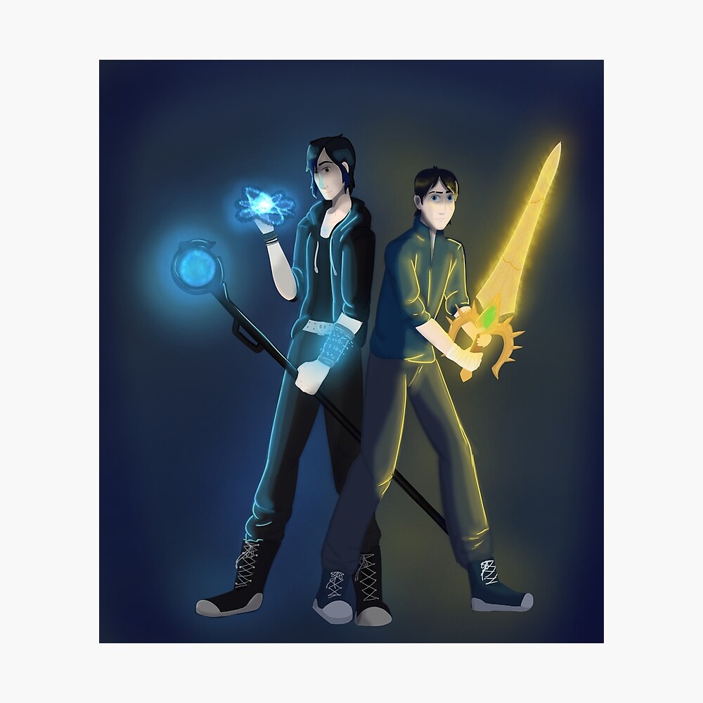 Jim and Douxie Poster