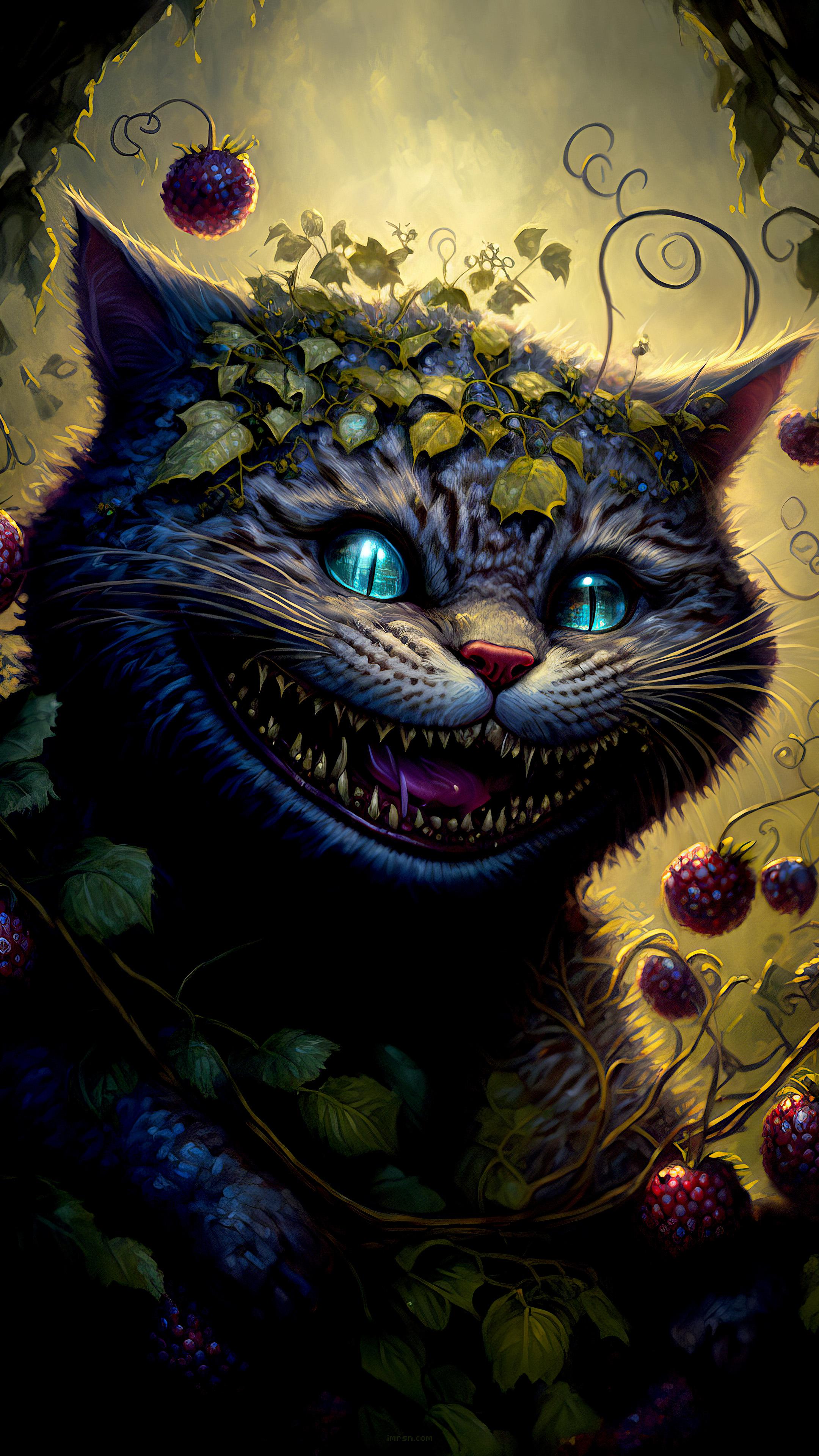 Cheshire Cat 4K {2160x3840} by a.i., r