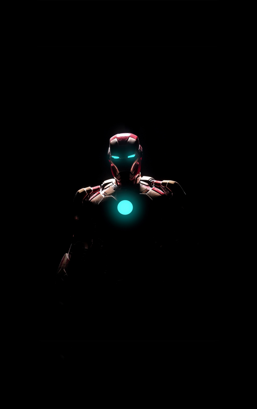 Download wallpaper 840x1336 iron man
