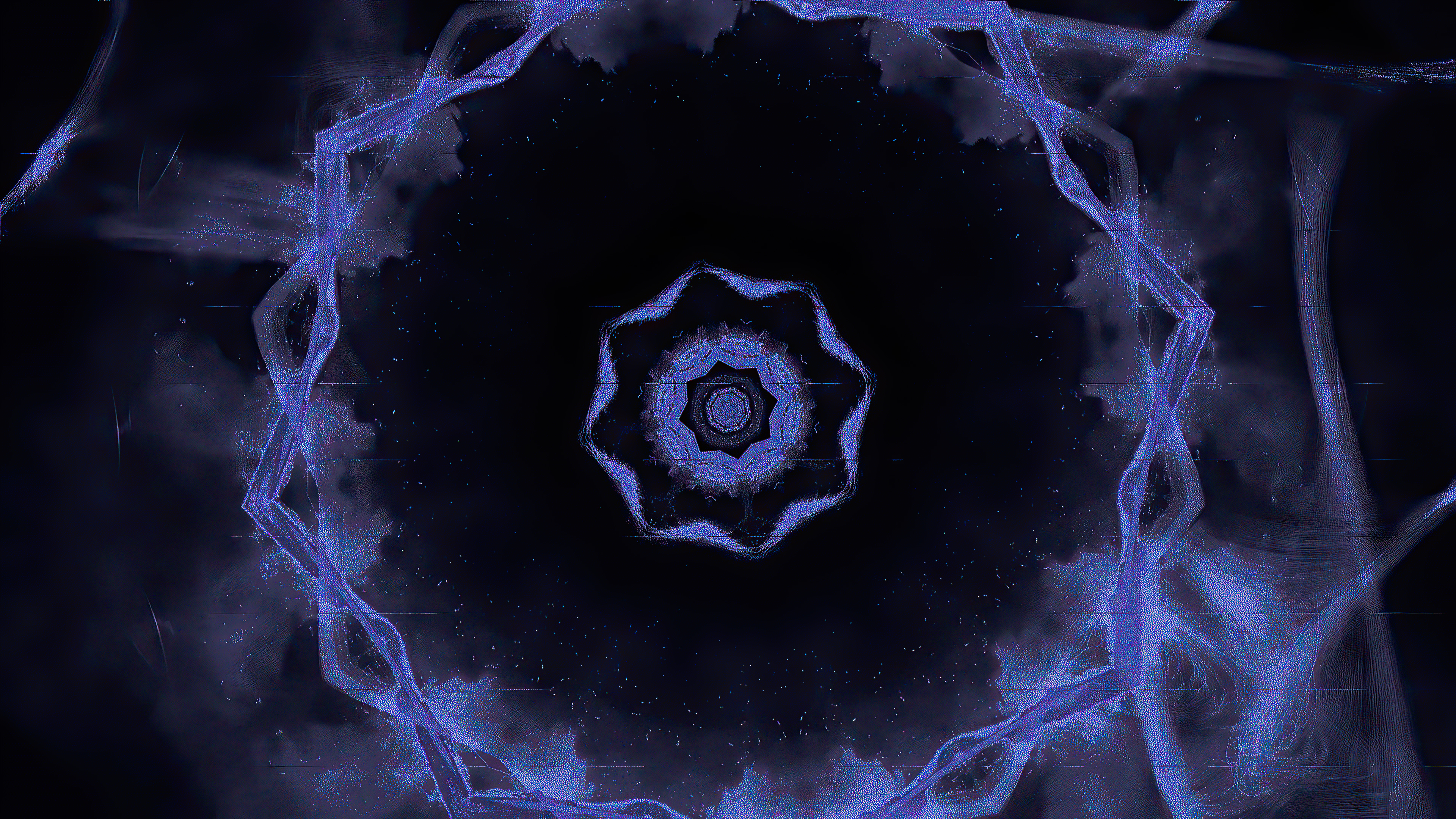 Glitch Abstract Shape 4k Wallpaper, HD