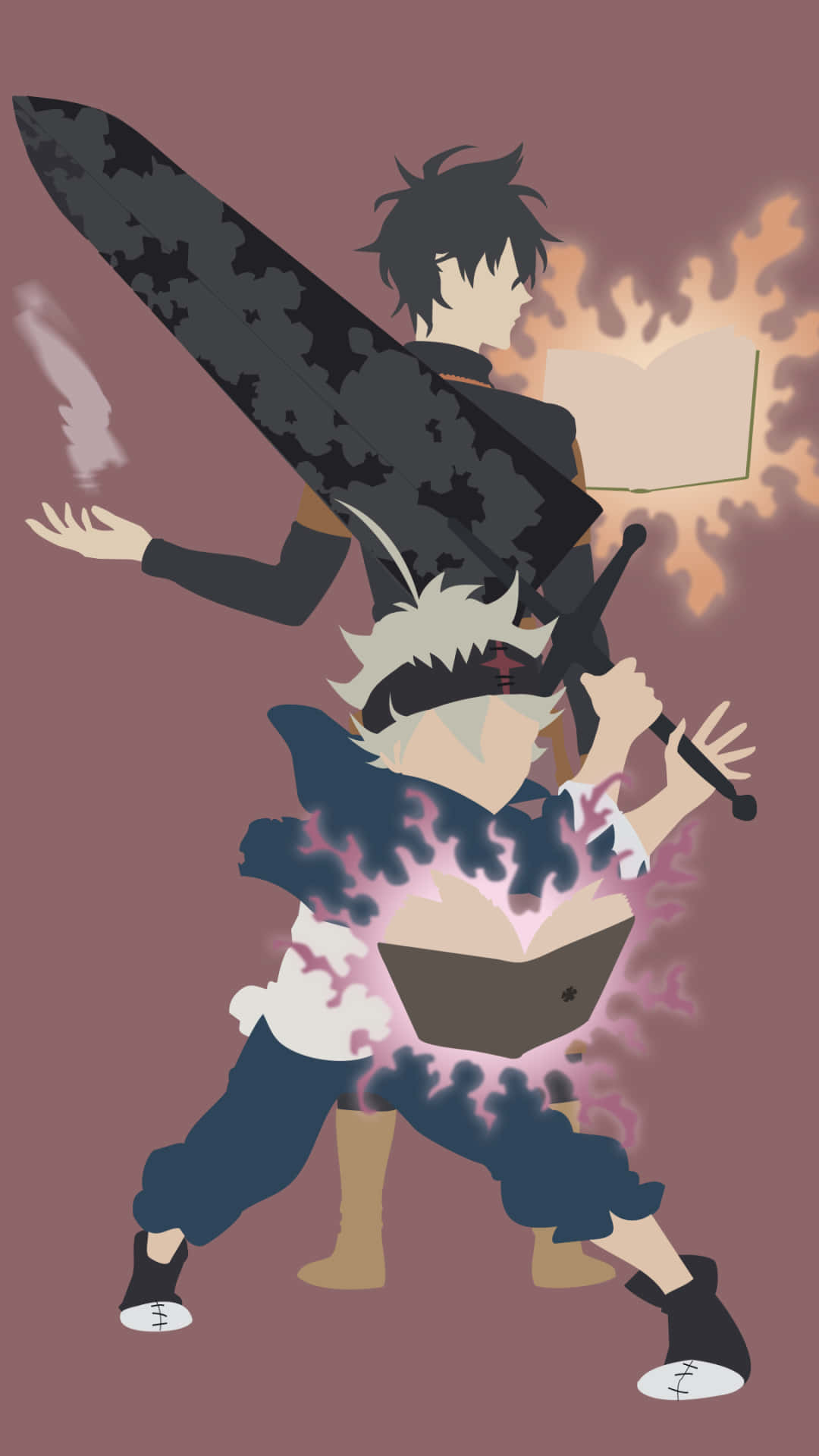 Yuno Minimalist iPhone Wallpaper